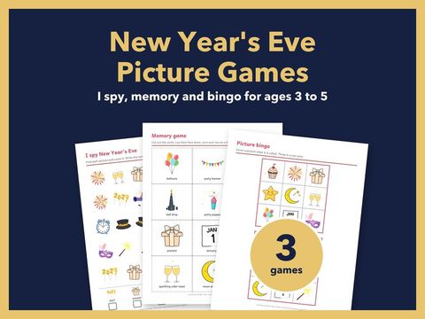 New Year's Eve Picture Games